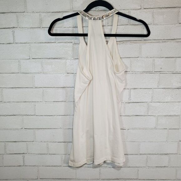 Charlotte Russe white sequin tank top - Picture 7 of 11